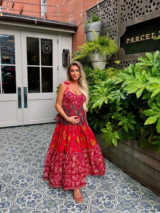 Free People Dresses & Skirts - Free People Floral Maxi Dress with Ruffled Straps